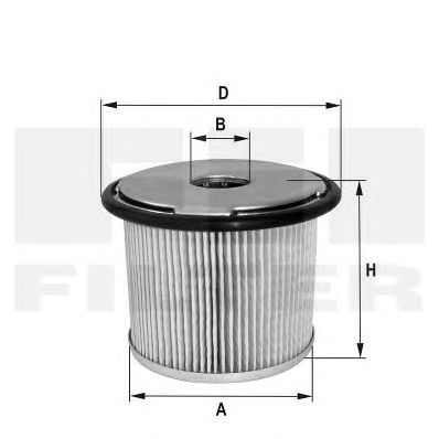 FIL FILTER mf1325 -  Топливный фильтр